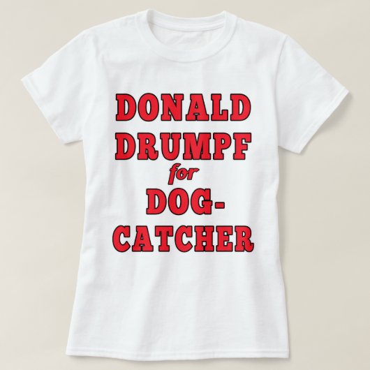 T-shirt Donald Drumpf pour la parodie drôle d'atout de (Design devant)