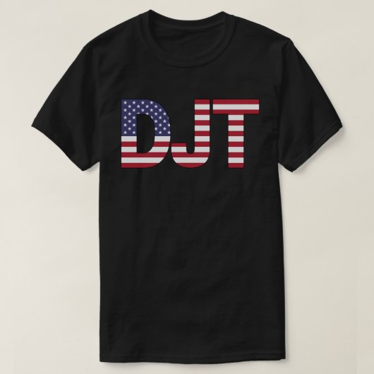 T-shirt Donald John Trump DJT (Design devant)