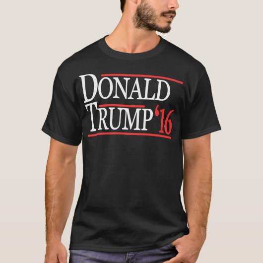 T-shirt Donald Trump 2016 (Devant)