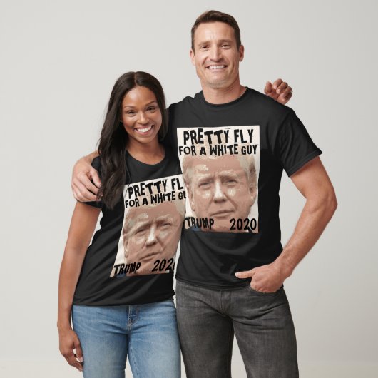 T-SHIRT DONALD TRUMP 2020, JOLIMENT VOLER POUR UN BLANC (Unisexe)
