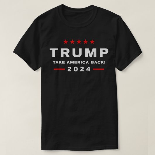 T-shirt Donald Trump 2024 (Design devant)