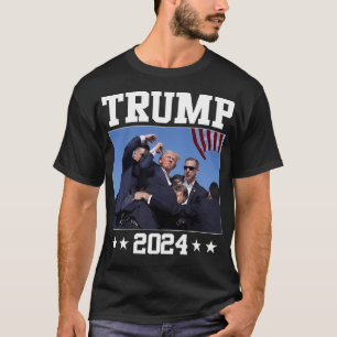 T-shirt Donald Trump 2024 A Survécu À Une Balade Électoral