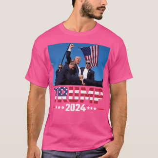 T-shirt Donald Trump 2024 A Survécu À Une Balade Électoral