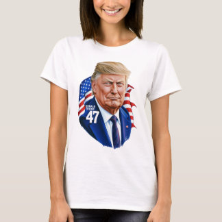 T-shirt Donald Trump 2024 Lauréat du 47e anniversaire de l