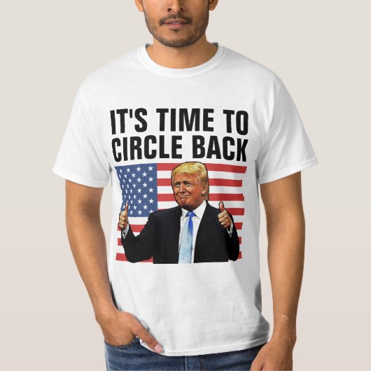 T-SHIRT DONALD TRUMP 2024 LE TEMPS DE RETOURNER LES T-SHIR (Devant)