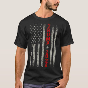 T-shirt Donald Trump 2024 Reprendre le drapeau américain à