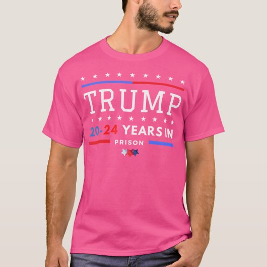 T-shirt Donald Trump 20-24 Ans De Prison (Devant)