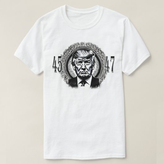 T-shirt Donald Trump 45/47 (Design devant)