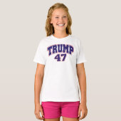 T-shirt Donald Trump 47 (Devant entier)