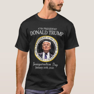 T-shirt Donald Trump 47e investiture du président 2025 Sup