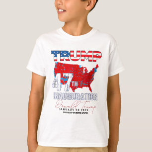 T-shirt Donald Trump 47e président 2025 Inauguration États
