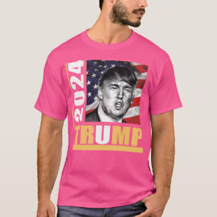 T-shirt Donald Trump À La Présidence. Election 2024. Votez