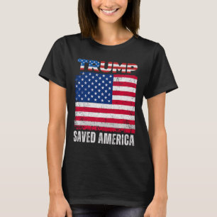 T-shirt Donald Trump a sauvé l'Amérique lors de la 47e Ina