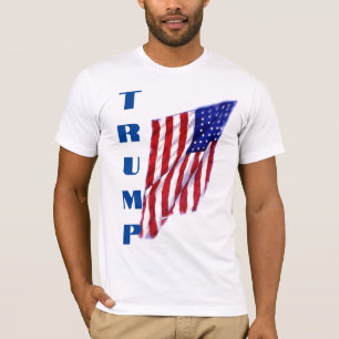 T-shirt Donald Trump American Flag Pop Art