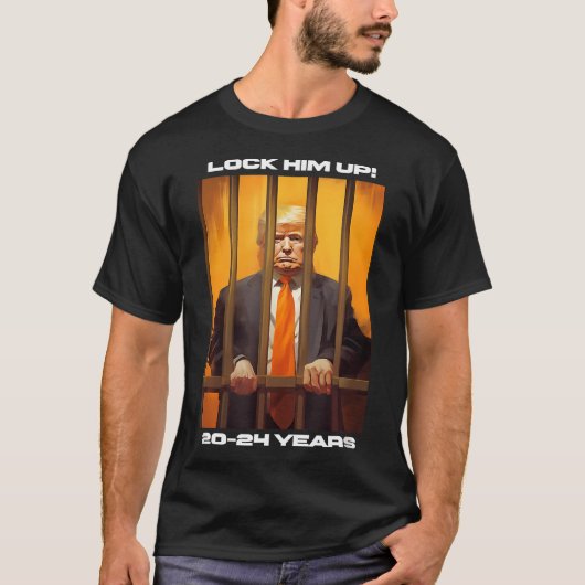 T-shirt Donald Trump Années De Prison (Devant)