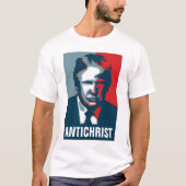 T-shirt Donald Trump ANTICHRIST (Devant)