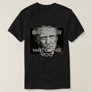 T-shirt Donald Trump Big Brother regarde