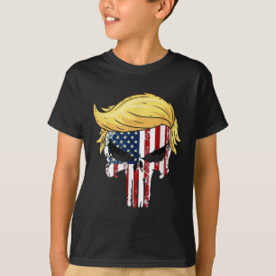 T-shirt Donald Trump Coiffer le président Crâne reprendre 