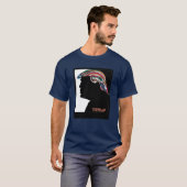 T-shirt Donald Trump Combover psychédélique (Devant entier)
