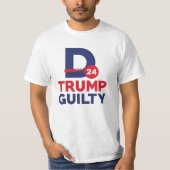 T-shirt Donald Trump coupable (Devant)