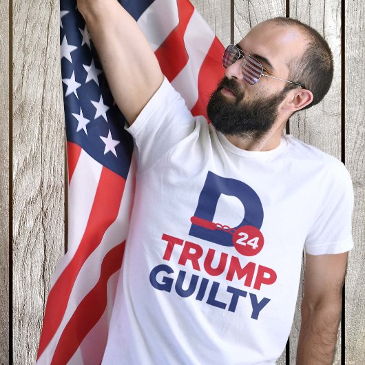 T-shirt Donald Trump coupable