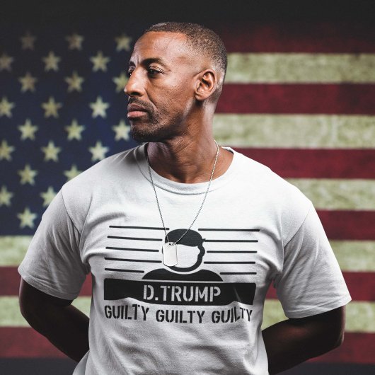 T-shirt Donald Trump coupable
