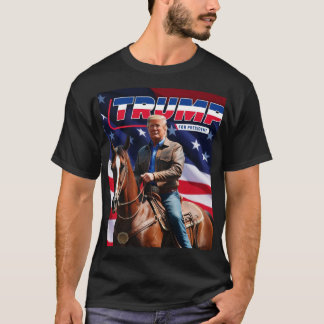 T-shirt Donald Trump Cowboy 2024