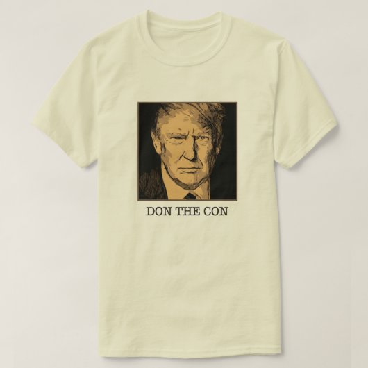 T-shirt Donald Trump Don l'escroquerie (Design devant)