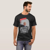 T-shirt DONALD TRUMP 🤣 Drôle Mugshot Nouveauté (Devant entier)