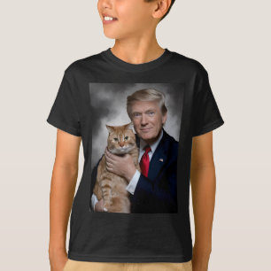T-shirt Donald Trump Et Cat Drôle Trump Et Chat