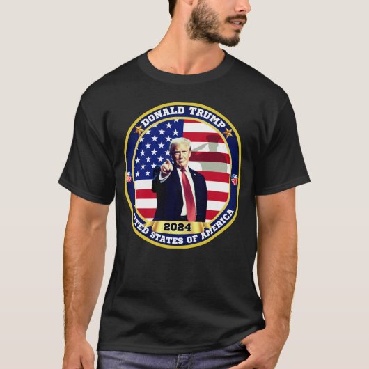 T-shirt Donald Trump États-Unis d'Amérique (Devant)