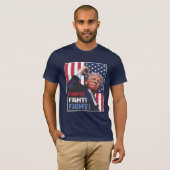 T-shirt Donald Trump, Fist Pump, COMBAT ! (Devant entier)