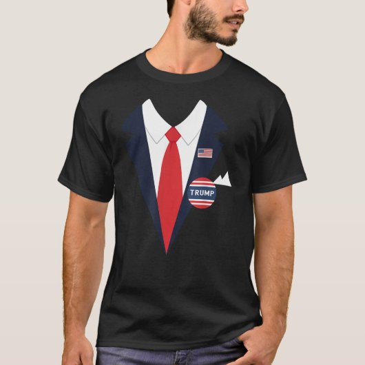 T-shirt Donald Trump Halloween Costume amusant pour enfant (Devant)