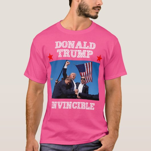 T-shirt Donald Trump - Invincible (Devant)