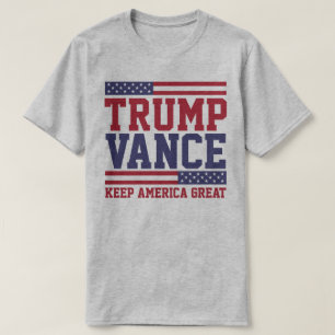 T-shirt Donald Trump JD Vance 2024 Garder l'Amérique grand