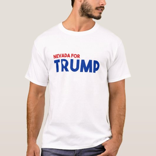 T-shirt Donald Trump - Le Nevada pour Trump (Devant)