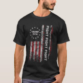 T-shirt Donald Trump lutte pour la liberté (Devant)