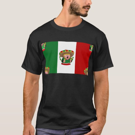 T-shirt donald trump mexicain (Devant)