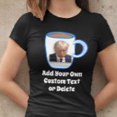 T-shirt Donald Trump Mug Shot Ajouter Votre Texte Drôle Hu