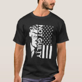 T-shirt Donald Trump Mugshot 2024 Pas coupable Supporter U (Devant)