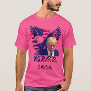T-shirt Donald Trump Mugshot Maga 2024 Patriot