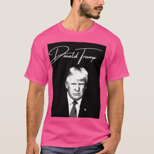 T-shirt Donald Trump noir et blanc