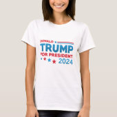 T-shirt Donald Trump pour le président 2024 (Devant)