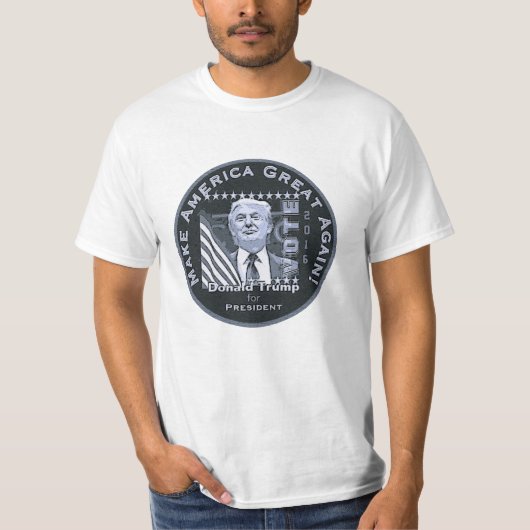 T-shirt Donald Trump pour le président en 2016 (Devant)
