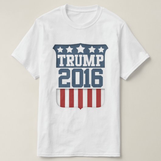 T-shirt Donald Trump Président 2016 Shield (Design devant)