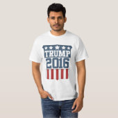 T-shirt Donald Trump Président 2016 Shield (Devant entier)