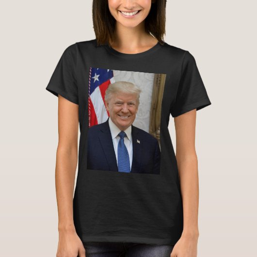 T-shirt Donald Trump Président des États-Unis Maison Blanc (Devant)