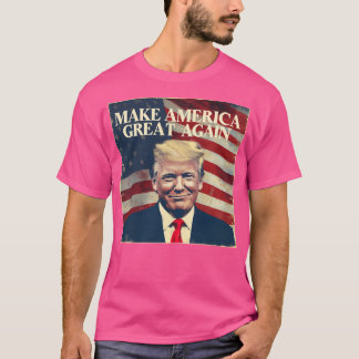 T-shirt Donald Trump Rendre sa grandeur à l'Amérique patri