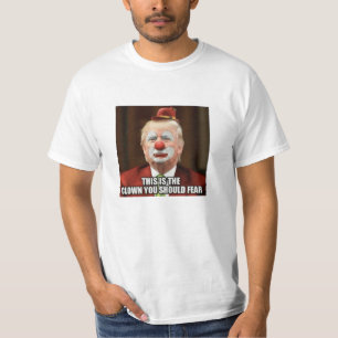 T-SHIRT DONALD TRUMP SCARY CLOWN