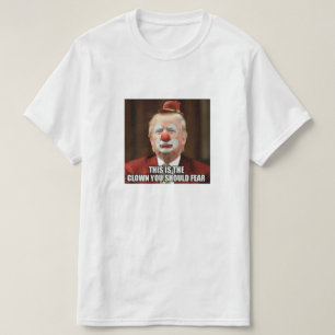 T-SHIRT DONALD TRUMP SCARY CLOWN
